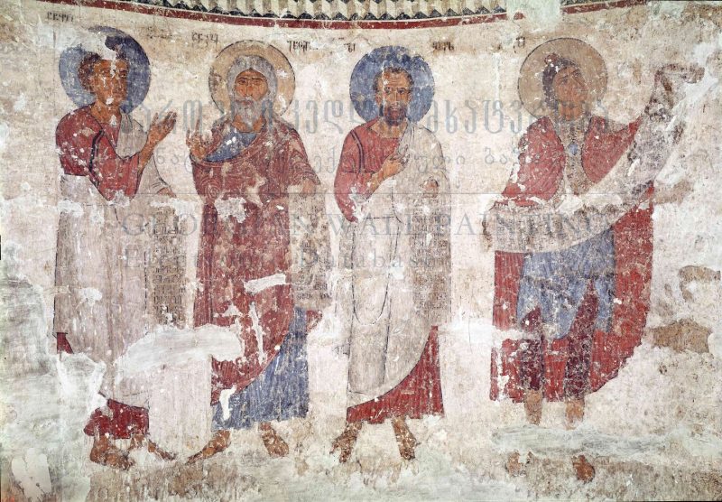დასავლეთ აფსიდი, სამხრეთ კედელი, წმინდა წინასწარმეტყველთა გამოსახულებები