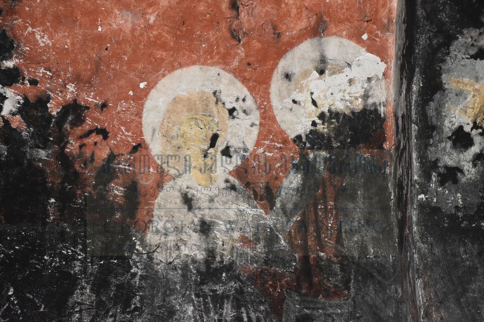 Ipkhi, Murals of Church of St. George. First Layer