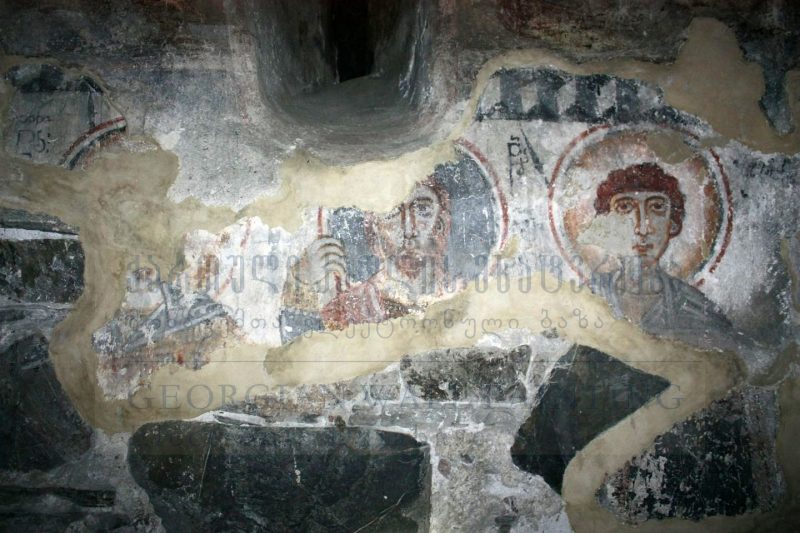 South Wall, Figures of the Warrior Saints