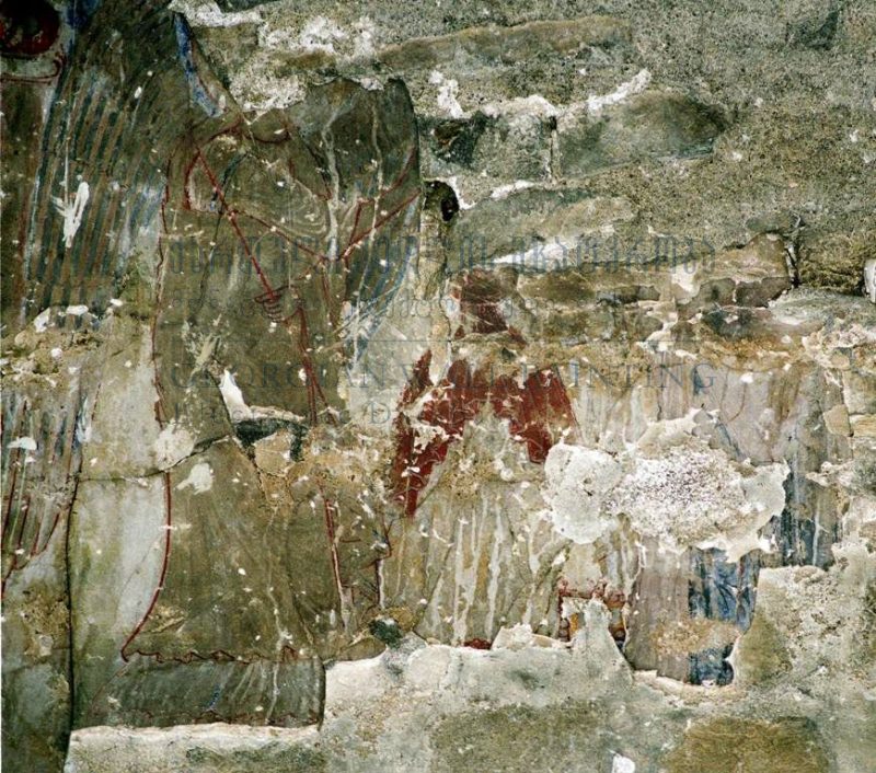 South-east Chapel, Arch, South Slope of the Nave Arch, East Part, Fragment of the Scene
