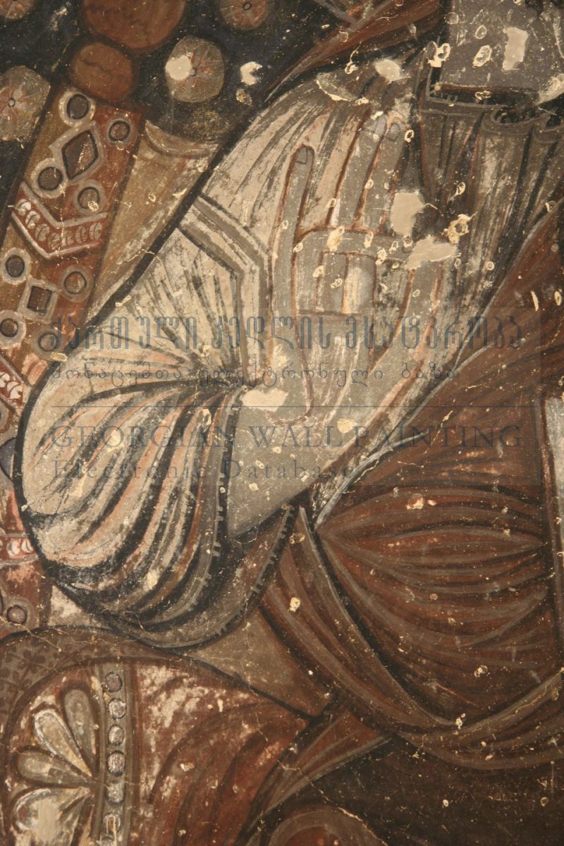 Sanctuary, image of the Savior, detail