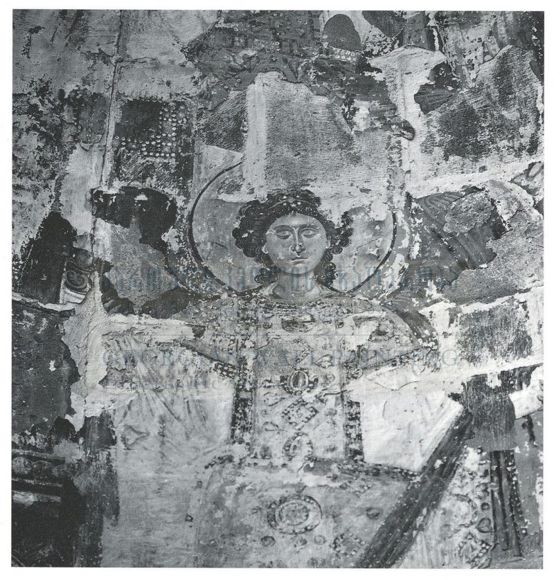 საკურთხეველი, კონქი, ჩრდილოეთ მონაკვეთი, მთავარანგელოზის გამოსახულება