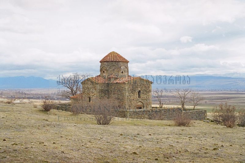 Telovani, Church of the Holy Cross, general view