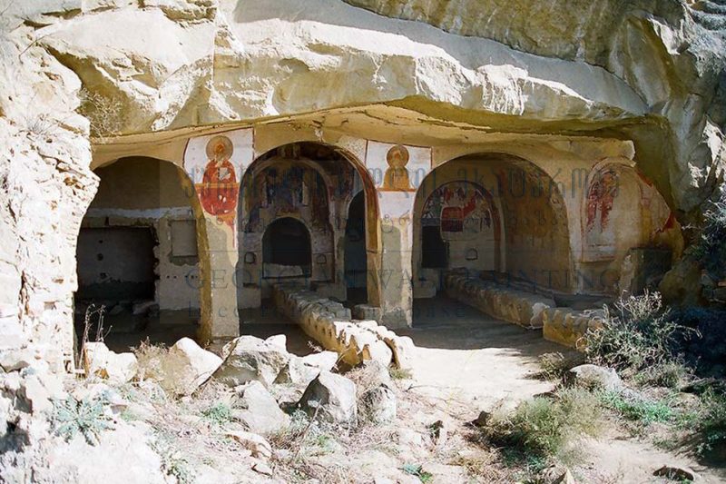 Gareja, Udabno Monastery, Refectory, general view