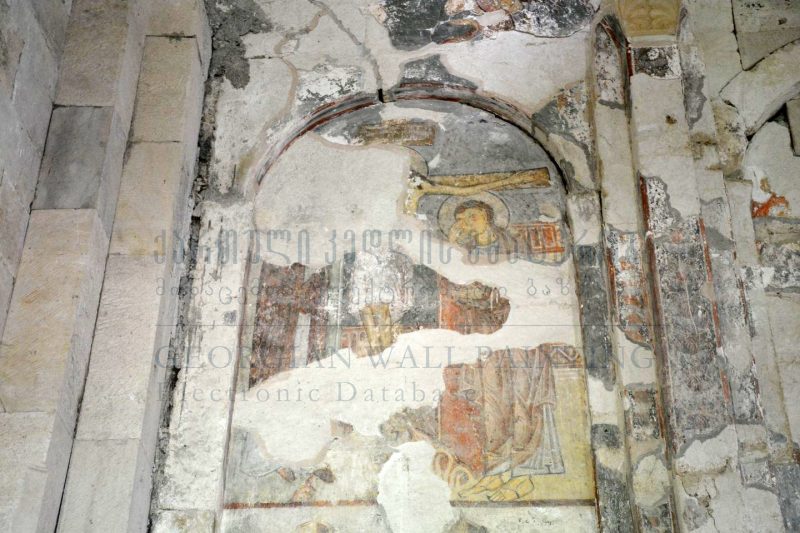 North Wall, West Part, The First Registre, Crucifixion 