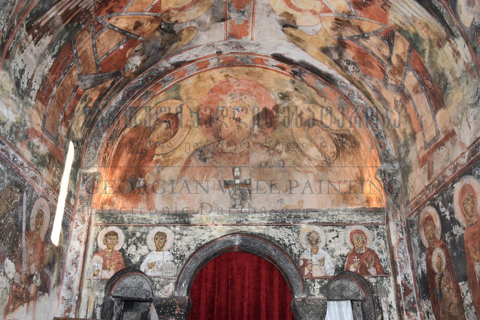 Iprari, Murals of Church of the Archangels. First Layer