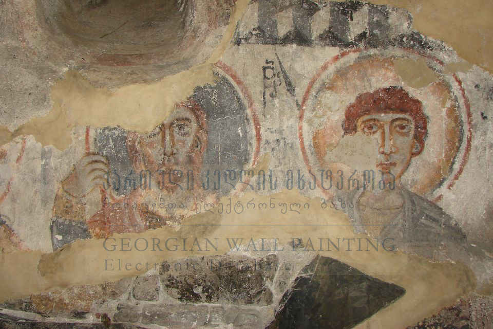 Laghami, Murals of the Church of Savior. First Layer