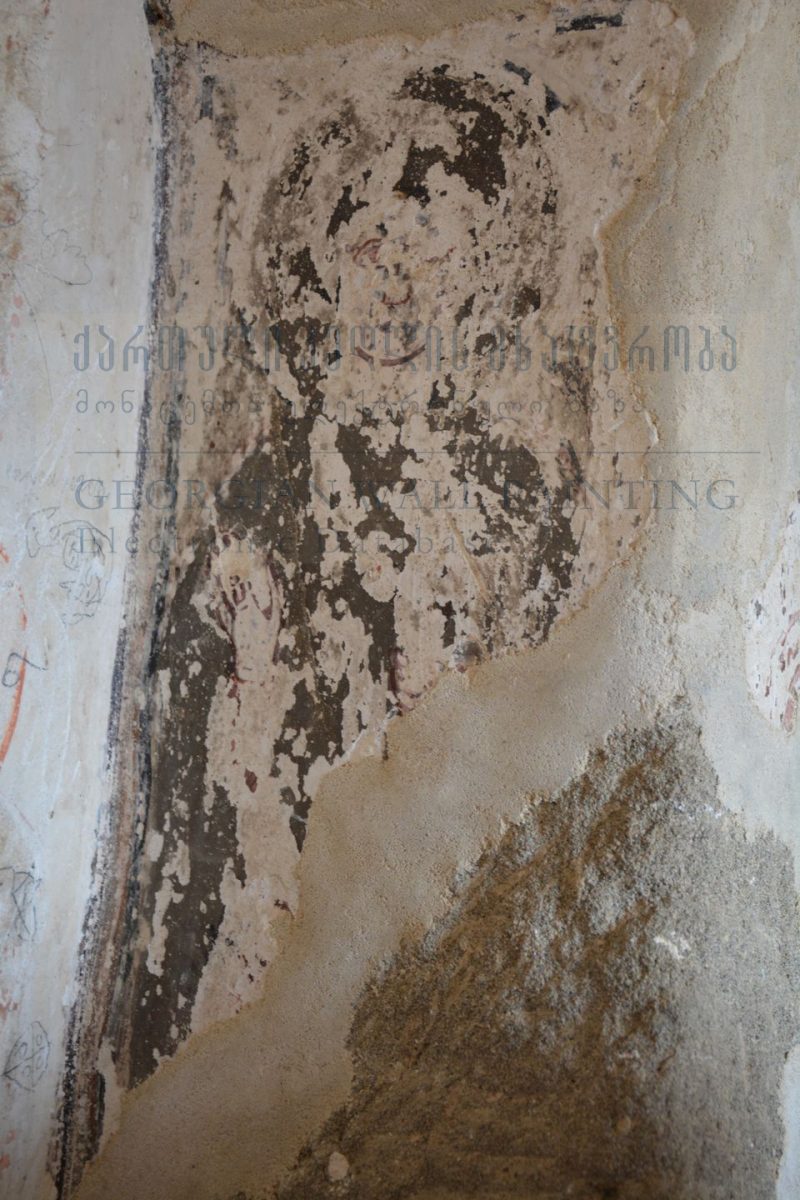 North arch, eastern section, unknown female saint