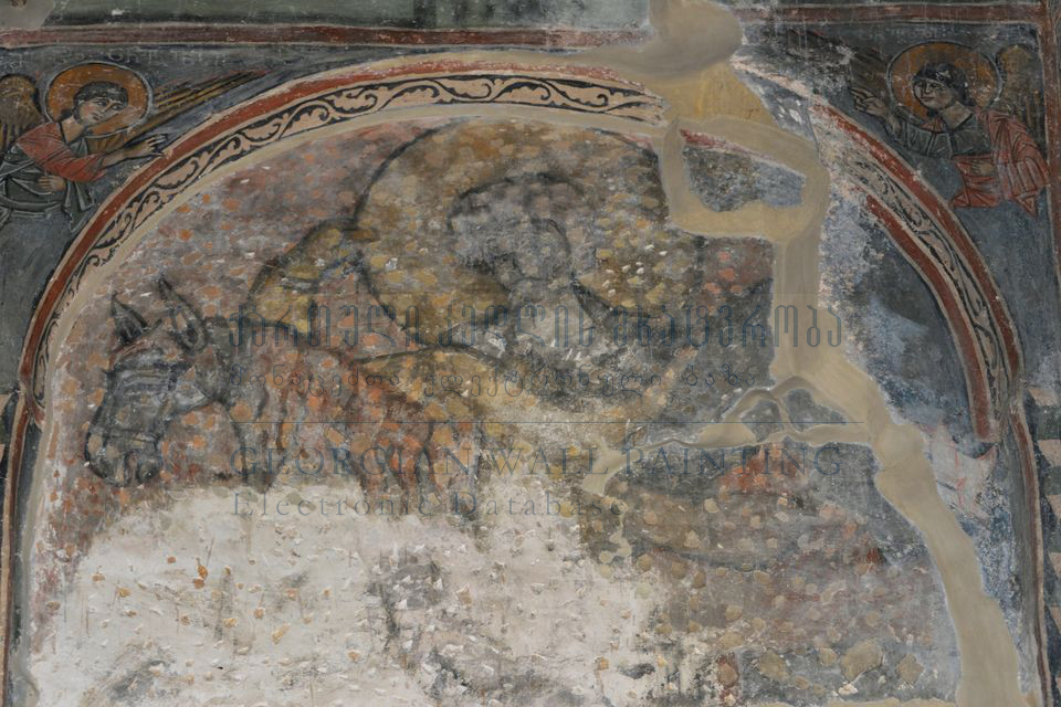 Svipi, Murals of the Church of St. George. First Layer